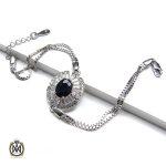 دستبند یاقوت کبود زنانه طرح درسا – کد 1024 - تصویر 2