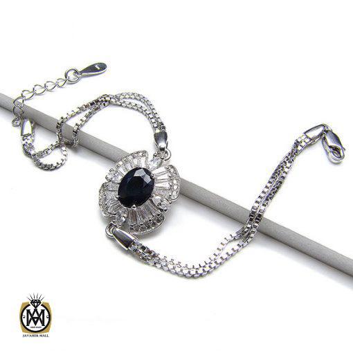 دستبند یاقوت کبود زنانه طرح درسا – کد 1024 - تصویر 2