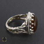 انگشتر کهربا مردانه - 8051 - تصویر 2