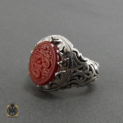 انگشتر عقیق یمن مردانه با حکاکی یا زین العابدین - کد 8081 انگشتر عقیق یمن مردانه با حکاکی یا زین العابدین - کد 8081