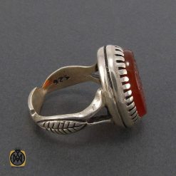 انگشتر عقیق یمن مردانه با حکاکی علی مع الحق والحق مع العلی - کد 8089 انگشتر عقیق یمن مردانه با حکاکی علی مع الحق والحق مع العلی - کد 8089