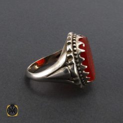 انگشتر عقیق یمن مردانه با حکاکی ماشاالله لا قوه الا بالله ان ترن انا اقل منک مالا و ولدا - کد 8105 انگشتر عقیق یمن مردانه با حکاکی ماشاالله لا قوه الا بالله ان ترن انا اقل منک مالا و ولدا - کد 8105