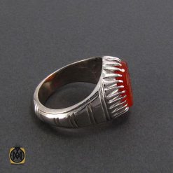 انگشتر عقیق یمن مردانه با حکاکی یا زین العابدین - کد 8109 انگشتر عقیق یمن مردانه با حکاکی یا زین العابدین - کد 8109