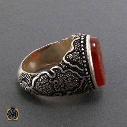 انگشتر عقیق یمن مردانه با حکاکی علی نور قلوب المومنین - کد 8120 انگشتر عقیق یمن مردانه با حکاکی علی نور قلوب المومنین - کد 8120