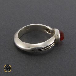 انگشتر عقیق یمن مردانه با حکاکی و من یتق الله مردانه - کد 8123 انگشتر عقیق یمن مردانه با حکاکی و من یتق الله مردانه - کد 8123