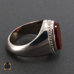 انگشتر عقیق یمن مردانه با حکاکی یا حسین ثار الله مردانه - کد 8129 انگشتر عقیق یمن مردانه با حکاکی یا حسین ثار الله مردانه - کد 8129