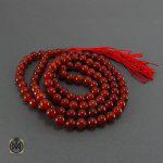 تسبیح عقیق درشت قرمز 101 دانه - کد 4055 - تصویر 4