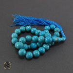 تسبیح فیروزه تبتی 33 دانه گرد - کد 4032 - تصویر 3