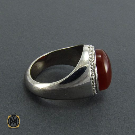 2 انگشتر عقیق یمن مردانه - کد 8149 - تصویر 2