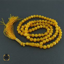 تسبیح کهربای پودری 101 دانه - کد 4080 تسبیح کهربای پودری 101 دانه - کد 4080