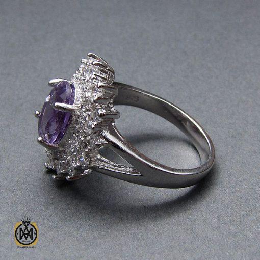 انگشتر آمتیست طرح رویا زنانه -کد 2004 - تصویر 2