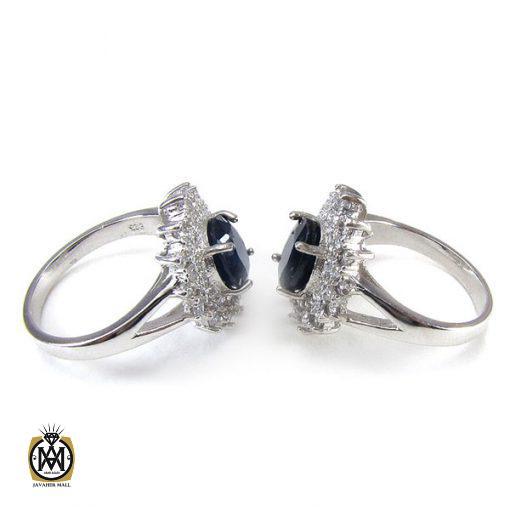 انگشتر یاقوت کبود طرح رها زنانه -کد 2007 - تصویر 2