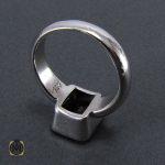3 انگشتر گارنت زنانه طرح نگار- کد 2035 - تصویر 5