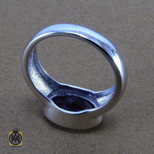 انگشتر آمتیست زنانه طرح نیکا - کد 2037 - تصویر 5