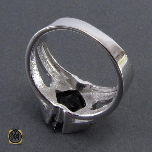 انگشتر گارنت زنانه طرح فرگل – کد 2052 - تصویر 5