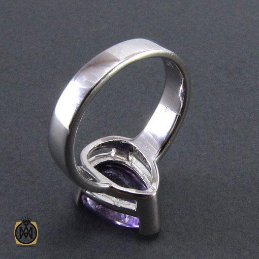 انگشتر آمتیست زنانه طرح تبسم– کد 2054 - تصویر 5