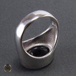 3 انگشتر آمتیست زنانه طرح گیسو - کد 2055 - تصویر 3