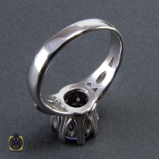 انگشتر آمتیست زنانه طرح پرناز - کد 2061 - تصویر 4