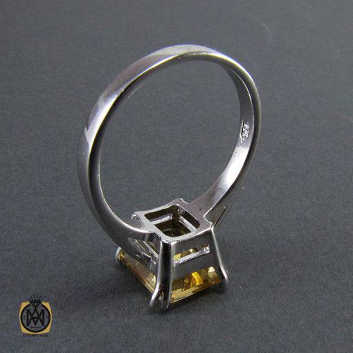 انگشتر سیترین زنانه طرح پانیذ - کد 2062 - تصویر 4