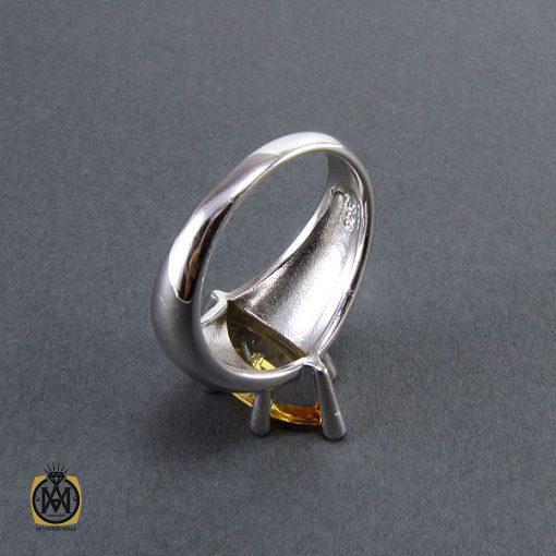 انگشتر سیترین زنانه طرح جانا - کد 2064 - تصویر 4