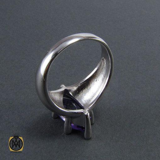 انگشتر آمتیست زنانه طرح دیبا - کد 2067 - تصویر 4