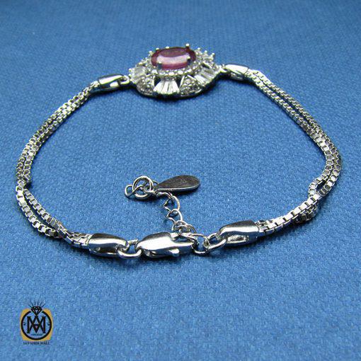 دستبند یاقوت سرخ زنانه – کد 1009 - تصویر 3