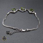 دستبند زبرجد زنانه طرح پریسا – کد 1020 - تصویر 3