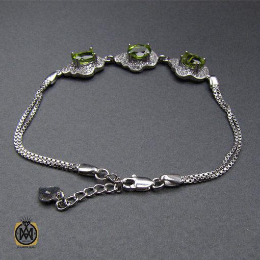 دستبند زبرجد زنانه طرح پریسا – کد 1020 - تصویر 3