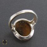 انگشتر کهربا بولونی لهستان مردانه اصل و معدنی - کد 8048 - تصویر 3