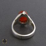 انگشتر عقیق یمن حکاکی شرف الشمس مردانه - کد 8069 - تصویر 3