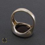 انگشتر عقیق قرمز مردانه - کد 8139 - تصویر 3