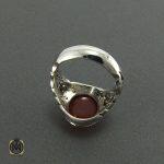 3 انگشتر عقیق یمن مردانه - کد 8144 - تصویر 3