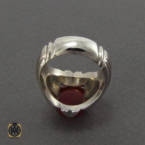 انگشتر عقیق یمن مردانه - کد 8151 - تصویر 3