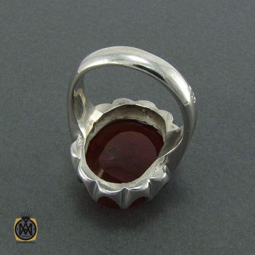 انگشتر عقیق یمن مردانه - کد 8166 - تصویر 3