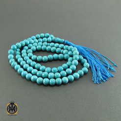 تسبیح فیروزه تبتی 101 دانه - کد 4058 تسبیح فیروزه تبتی 101 دانه - کد 4058