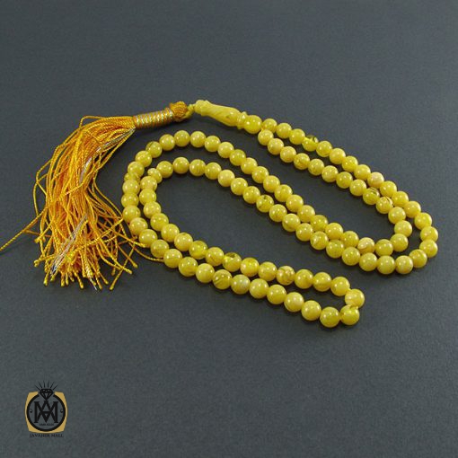 تسبیح کهربای پودری 101 دانه - کد 4063 - تصویر 3