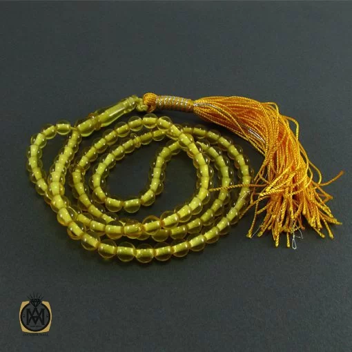 تسبیح کهربای پودری 101 دانه - کد 4066 - تصویر 3