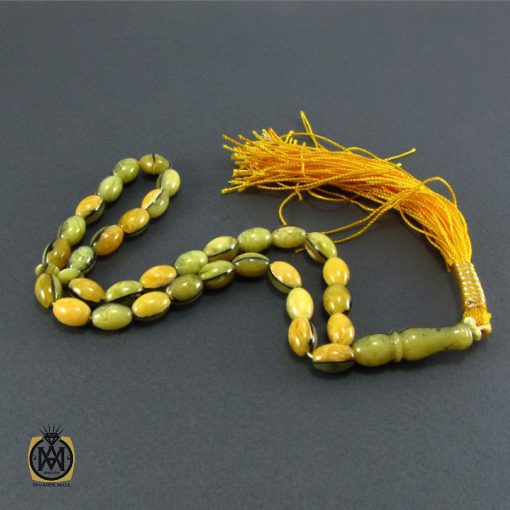 تسبیح کهربای پودری 33 دانه هلی - کد 4073 - تصویر 3