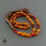 تسبیح کهربای پودری 33 دانه هلی - کد 4074 - تصویر 3