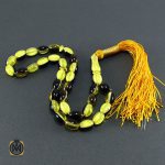 تسبیح کهربای پودری 33 دانه هلی - کد 4075 - تصویر 3