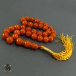 3 تسبیح کهربای پودری 33 دانه - کد 4083 - تصویر 3