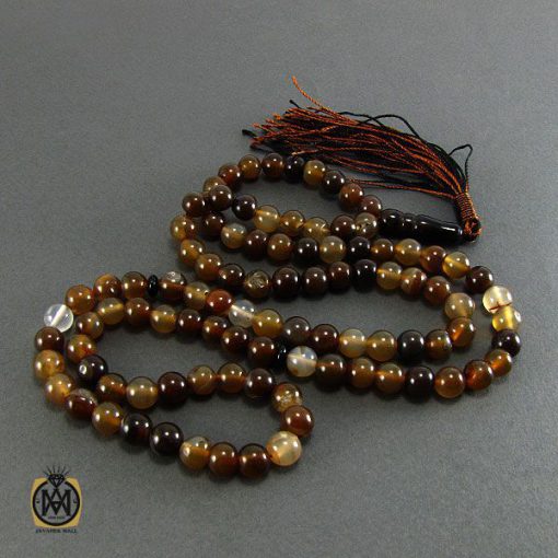 تسبیح عقیق جزع 101 دانه - کد 4056 - تصویر 3