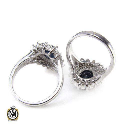 انگشتر یاقوت کبود طرح رها زنانه -کد 2007 - تصویر 3