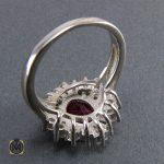 3 انگشتر یاقوت سرخ طرح آرزو زنانه -کد 2011 - تصویر 6