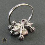 انگشتر تورمالین، کوارتز و صدف طرح ترنم زنانه -کد 2022 - تصویر 3