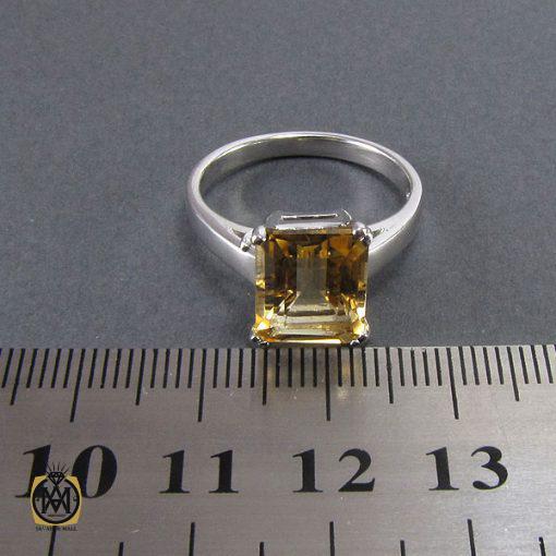 انگشتر سیترین زنانه طرح پانیذ - کد 2062 - تصویر 5