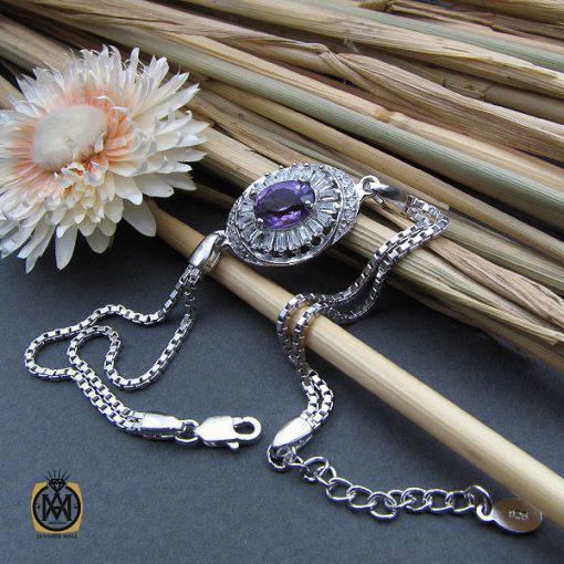 دستبند آمتیست زنانه – کد 1005 - تصویر 4