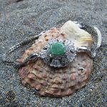 4 دستبند نقره زمرد زنانه – کد 1018 - تصویر 3