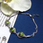 دستبند زبرجد زنانه طرح پریسا – کد 1020 - تصویر 5