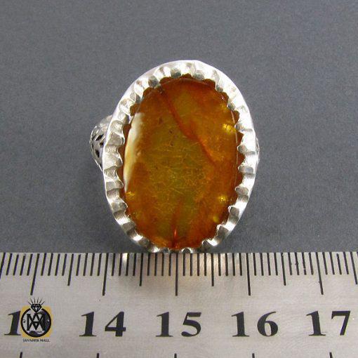 4 انگشتر کهربا مردانه - کد 8044 - تصویر 4